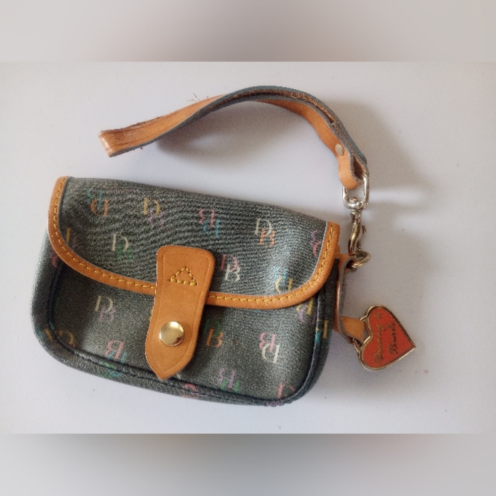 Dooney & Bourke Vintage Rainbow Wristlet Wallet